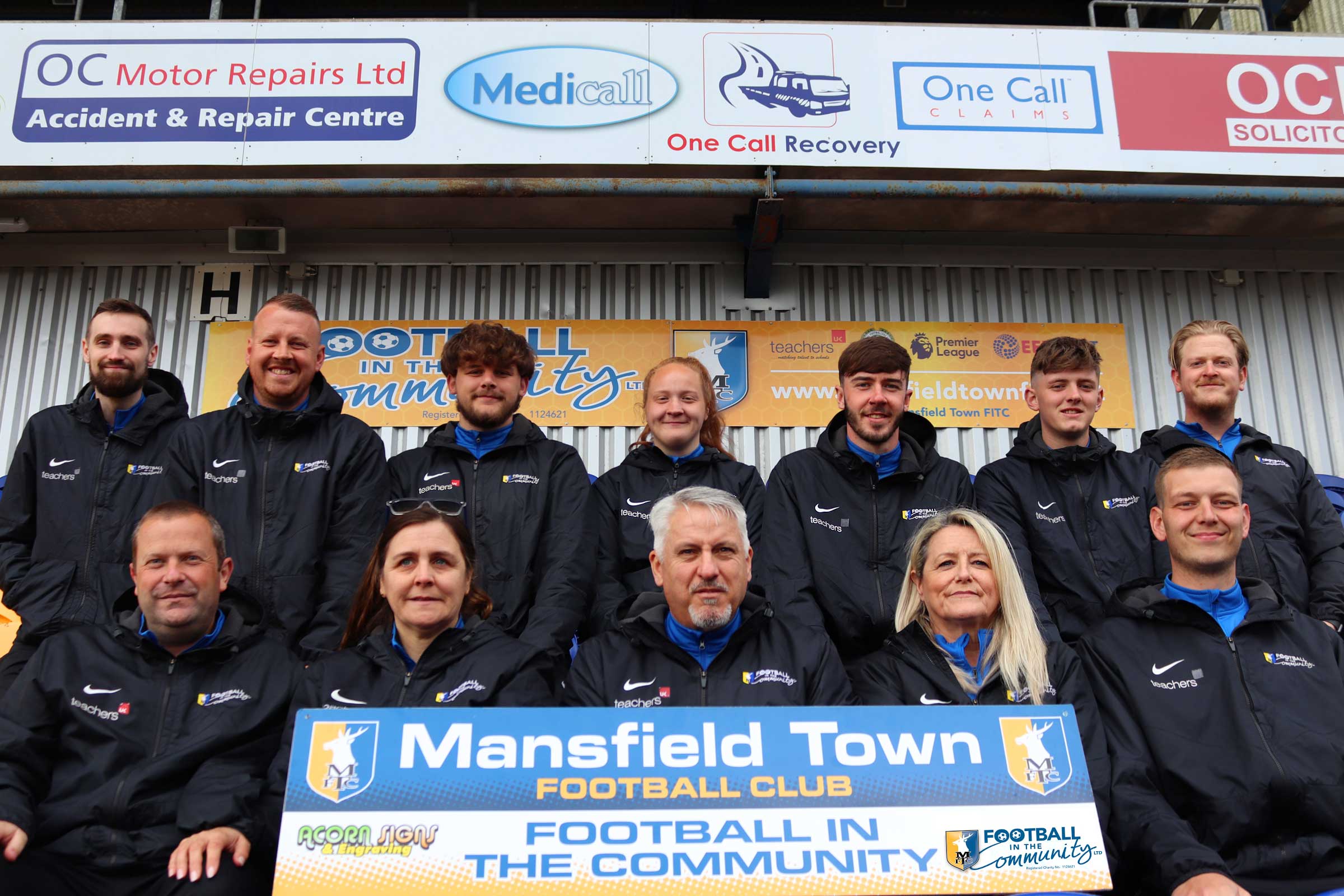 Stags players and pupils