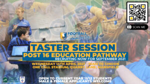 FREE Taster Session for Year 11/12s This Easter | Post 16 Education Pathway